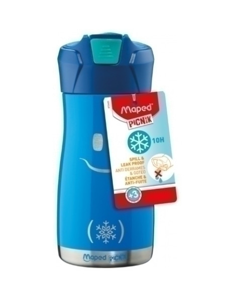 BOTELLA MAPED CONCEPT KIDS 350 ML ACERO INOXIDABLE AZUL