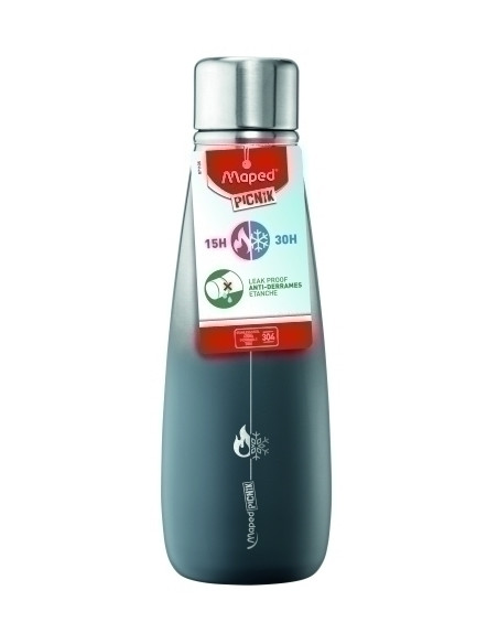 BOTELLA MAPED PICNIK 500ml  INOXGRIS