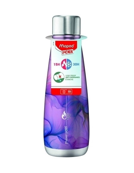 BOTELLA MAPED PICNIK ADULTO ACERO INOXIDABLE TERM 500ml  SEDA