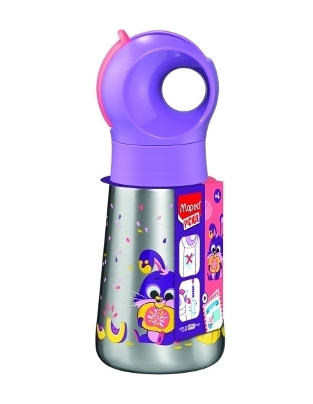 BOTELLA MAPED PICNIK MINIIZ 350ml  INOX CONEJO