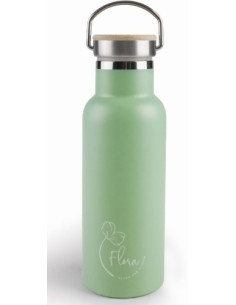 BOTELLA TERMO LACOR ACERO INOX 500 ml FLORA ECO