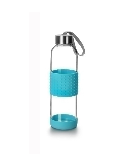 BOTELLA VIDRIO IBILI SKY 500ml BOROSILICATO AZUL