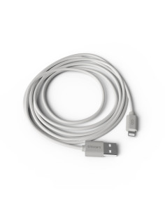 CABLE GROOVY USB - LIGHTNING APPLE ALTO RENDIMIENTO 20A BLANCO 2 m