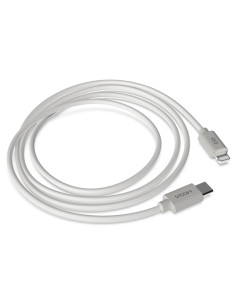 CABLE GROOVY USB-C - LIGHTNING APPLE ALTO RENDIMIENTO 20A BLANCO 1 m
