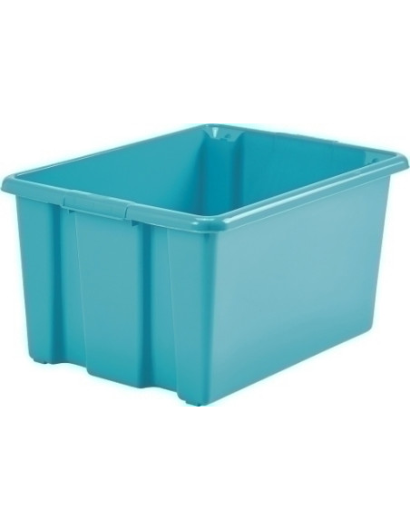 CAJA ALMACENAMIENTO A2000 14 LITROS DE PP APILABLE SIN TAPA AZUL Tapa opcional ref WFS01SL80CS TP para combinar