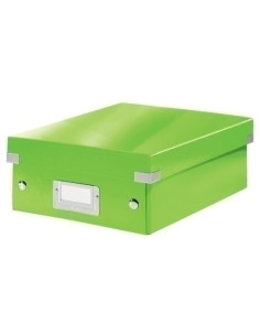 CAJA PARA ALMACENAMIENTO LEITZ CLICK&STORE ORGANIZADORA PEQUEÑA 220x100x285 mm VERDE