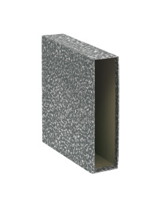 CAJA para ARCHIVADOR DOHE ARCHICLAS JASPEADO A4 82mm GRIS CLARO