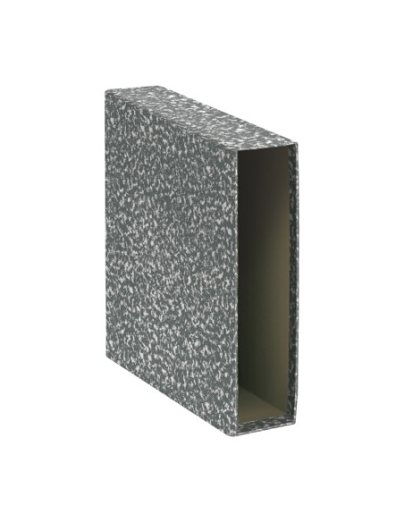 CAJA para ARCHIVADOR DOHE ARCHICLAS JASPEADO A4 82mm GRIS CLARO