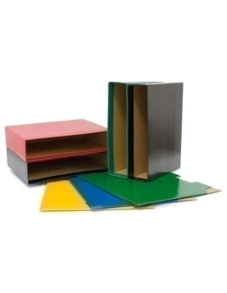 CAJA para ARCHIVADOR GRAFOPLAS GRAFCOLOR A4 86mm AMARILLO