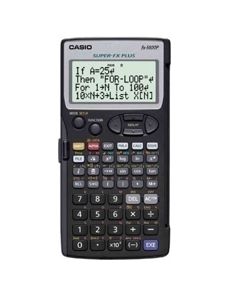 CALCULADORA CIENTIFICA CASIO 16 DIGITOS FX-5800 P 4 líneas PROGRAMABLE