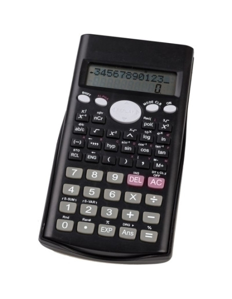 CALCULADORA CIENTIFICA CENTRUM 102 DIGITOS 2 líneas NEGRO