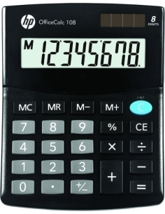 CALCULADORA SOBREMESA HP 8 DIGITOS HP-OC 108INT BX