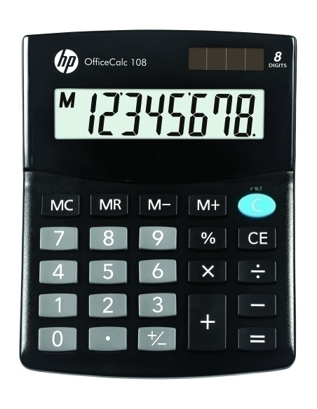 CALCULADORA SOBREMESA HP 8 DIGITOS HP-OC 108INT BX