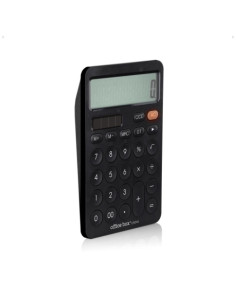 CALCULADORA SOBREMESA OFFICE BOX DUAL POWER 12 DIGITOS NEGRO