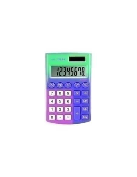 CALCULADORA de BOLSILLO MILAN POCKET SUNSET LILAROSA