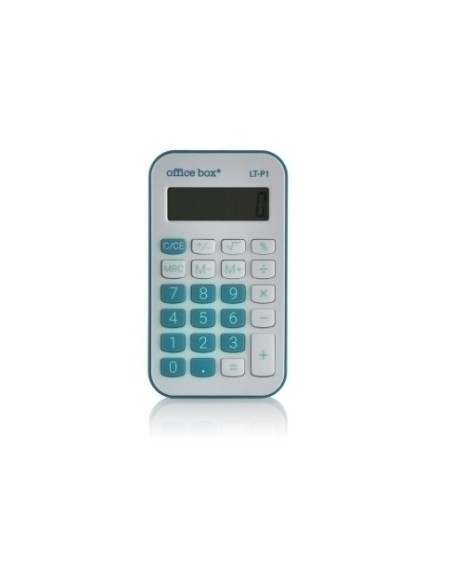 CALCULADORA de BOLSILLO OFFICE BOX 8 DIGITOS AZUL