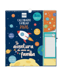 FINOCAM CALENDARIO DE PARED PLUS 16 MESES 215X325 MV FAMILIAR 2025-2026