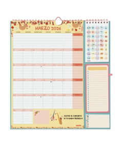 FINOCAM CALENDARIO DE PARED PLUS 16 MESES 215X325 MV VITAE 2025-2026