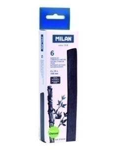 CARBONCILLO MILAN RECTANGULAR 15x4 mm CAJA DE 6