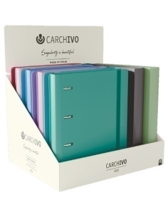 CARPEBLOC CARCHIVO FOAM 360 STYLE A4 4 anMIXTAS 35mm con REC 100 hj CUADRIC5x5 EXPOSITOR de 10