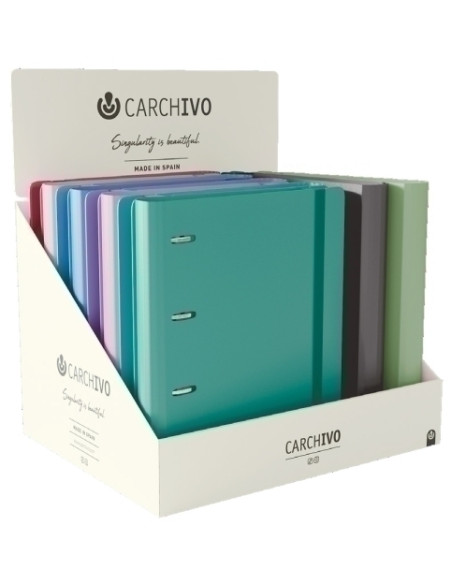 CARPEBLOC CARCHIVO FOAM 360 STYLE A4 4 anMIXTAS 35mm con REC 100 hj CUADRIC5x5 EXPOSITOR de 10