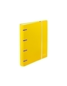 CARPEBLOC CARCHIVO LUZ CARTON FORRADO A4 4 anMIXTAS 35mm con REC 100 hj CUADRIC4x4 AMARILLO