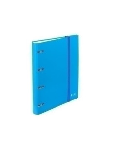 CARPEBLOC CARCHIVO LUZ CARTON FORRADO A4 4 anMIXTAS 35mm con REC 100 hj CUADRIC4x4 AZUL