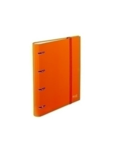 CARPEBLOC CARCHIVO LUZ CARTON FORRADO A4 4 anMIXTAS 35mm con REC 100 hj CUADRIC4x4 NARANJA