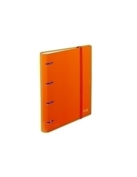 CARPEBLOC CARCHIVO LUZ CARTON FORRADO A4 4 anMIXTAS 35mm con REC 100 hj CUADRIC4x4 NARANJA