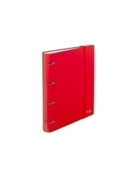 CARPEBLOC CARCHIVO LUZ CARTON FORRADO A4 4 anMIXTAS 35mm con REC 100 hj CUADRIC4x4 ROJO