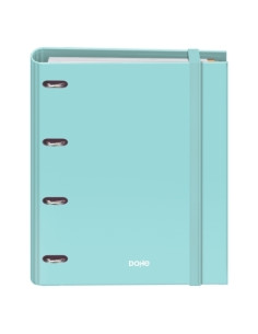 CARPEBLOC DOHE SERENITY A4 4 ANILLAS MIXTAS 35 mm con RECAMBIO 100hj 90gr CUADRIC5x5 VERDE