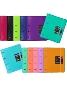 CARPEBLOC GRAFOPLAS PP SEMIRRIGIDO LIKE OPACO A4 4 anMIXTAS 35mm con REC100 hj VERDE