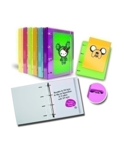 CARPEBLOC IBERPLAS CARTON FORRADO FASHION A4 4 an25mm con REC120 hj 90 gr FUN COLOR