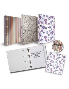 CARPEBLOC IBERPLAS CARTON FORRADO FASHION A4 4 an25mm con REC120 hj 90 gr NEWS PAPER