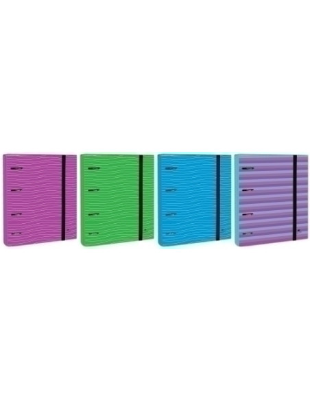 CARPEBLOC MARIOLA 4 an40mm  con REC 100 hj90g SURTIDO COLORES 4 EXPOSITOR DE 10