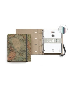 CARPEBLOC MIQUELRIUS ECO CARTON FORRADO A4 4 anMIXTAS 35mm con REC100 hj 90 gr ECOMAPS