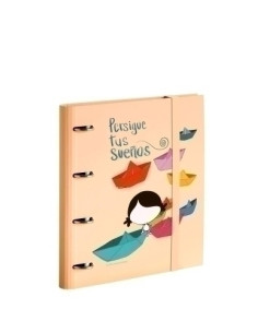 CARPEBLOC PARDO MUXOTE SUEÑOS CARTON FORRADO 320x280 4 anMIXTAS 35mm con REC 120 hj 90grCUADRIC5x5 SALMON