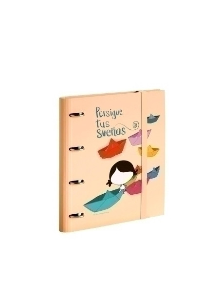 CARPEBLOC PARDO MUXOTE SUEÑOS CARTON FORRADO 320x280 4 anMIXTAS 35mm con REC 120 hj 90grCUADRIC5x5 SALMON