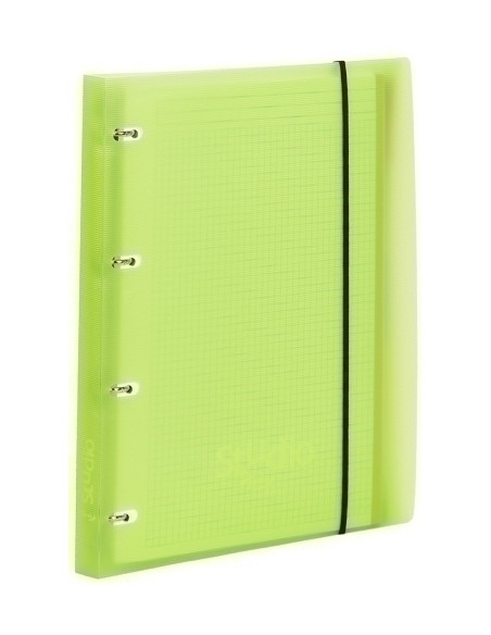 CARPEBLOC PARDO STUDIO STYLE A4 4 an20mm con REC100 hj 90 gr y SEPARADORES VERDE