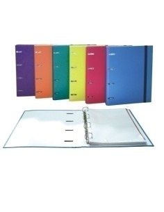 CARPEBLOC SENFORT BASIC tapa EXTRA A4 4 anMIXTAS 25mm con REC 80 hj CUADRIC5x5 SURTIDO