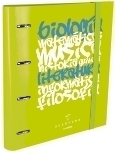 CARPEBLOC UNICLASE CARTON FORRADO A4 4 anMIXTAS 35mm con REC100 hj VERDE CLARO