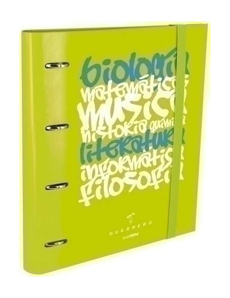 CARPEBLOC UNICLASE CARTON FORRADO A4 4 anMIXTAS 35mm con REC100 hj VERDE CLARO