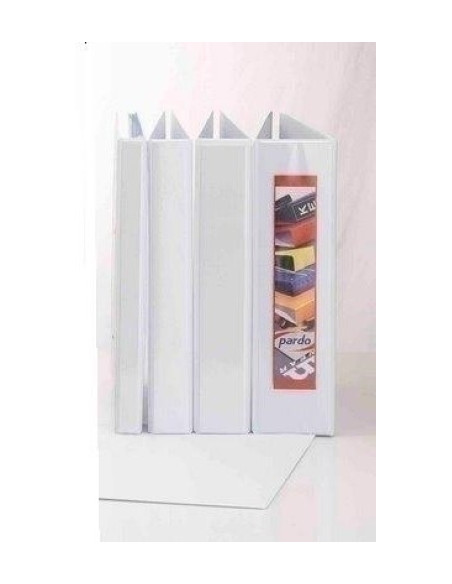 CARPETA CANGURO PARDO PVC A4 4 anMIXTAS 65mm BLANCO