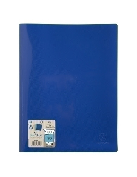 CARPETA FUNDAS TARIFARIO BEE BLUE PP SEMI-RIGIDO A4 30 F AZUL MARINO