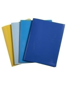 CARPETA FUNDAS TARIFARIO BEE BLUE PP SEMI-RIGIDO A4 40 F SURTIDO 4 col