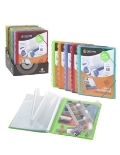 CARPETA FUNDAS TARIFARIO CARCHIVO ESPIRAL PP COMODIN A4 60 F