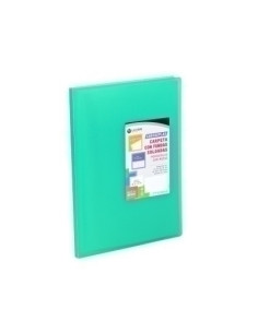 CARPETA FUNDAS TARIFARIO CARCHIVO PP CARCHIPLAS-BOOK FLEXIBLE A4  20 F VERDE