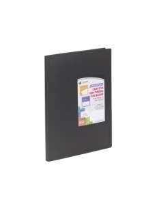 CARPETA FUNDAS TARIFARIO CARCHIVO PP CARCHIPLAS-BOOK FLEXIBLE A4  50 F NEGRO