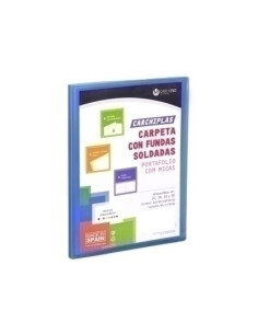 CARPETA FUNDAS TARIFARIO CARCHIVO PP CARCHIPLAS-BOOK FLEXIBLE CANGURO A4  30 F AZUL