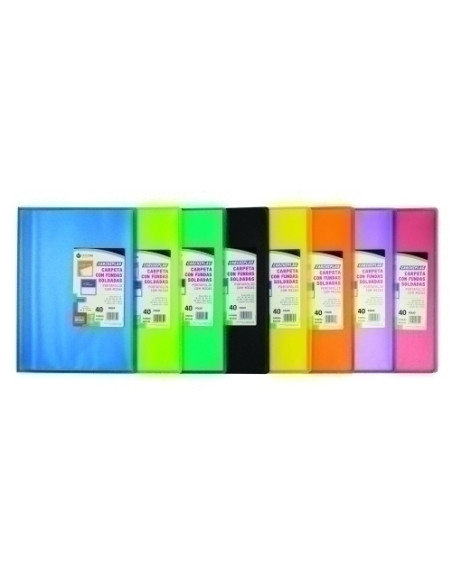 CARPETA FUNDAS TARIFARIO CARCHIVO PP CARCHIPLAS-BOOK FLEXIBLE F  40 F VERDE